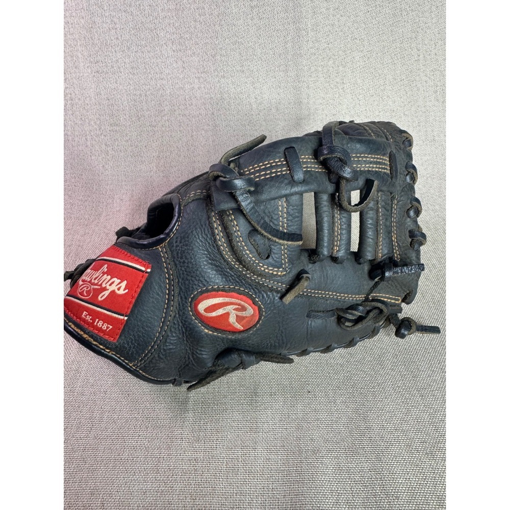 Rawlings Renegade R115FBM 11.5" Baseball Glove Black Leather Sure Catch H-Web